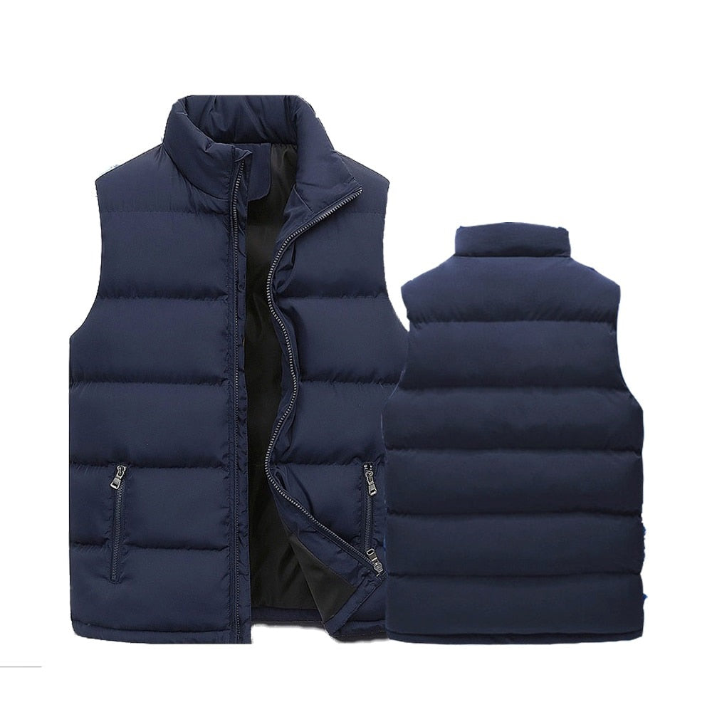 Donte - Bodywarmer - gevoerd met opstaande kraag en rits