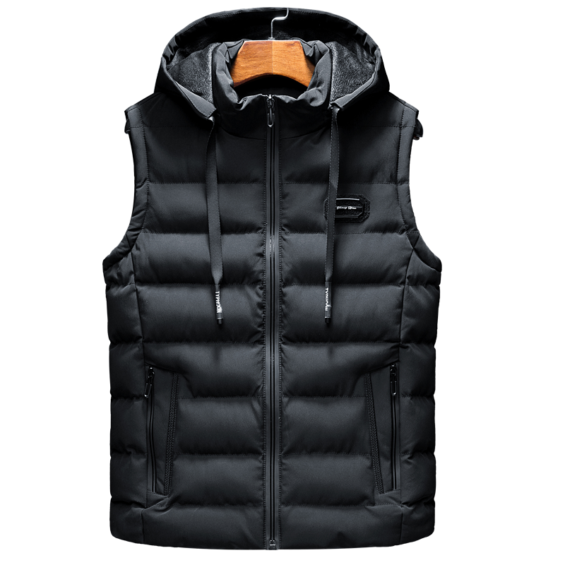 Luther -  Premium Donzen Bodywarmer Vest met Capuchon en Trekkoorden