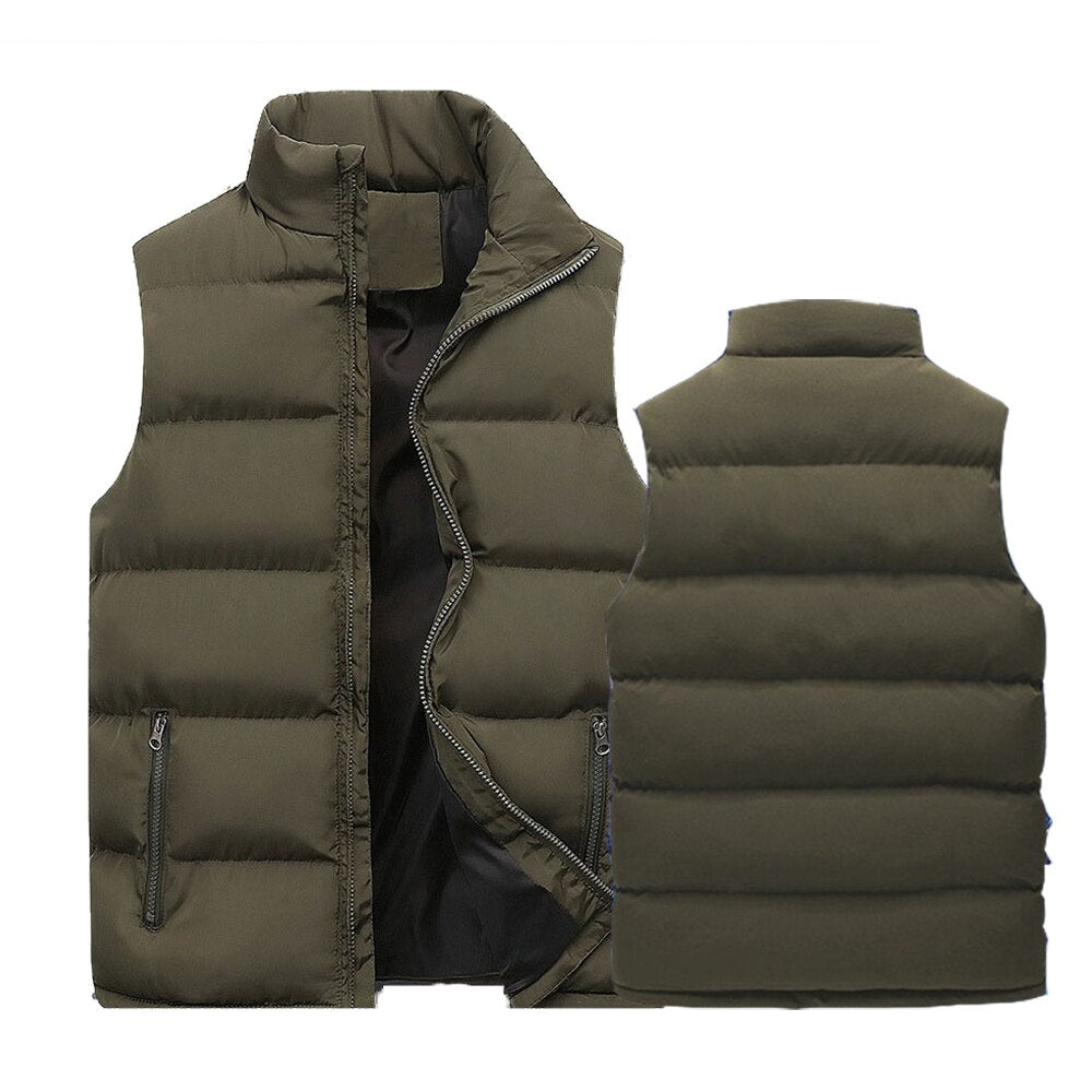 Donte - Bodywarmer - gevoerd met opstaande kraag en rits