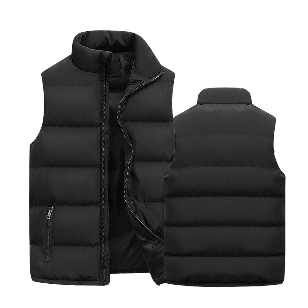 Donte - Bodywarmer - gevoerd met opstaande kraag en rits