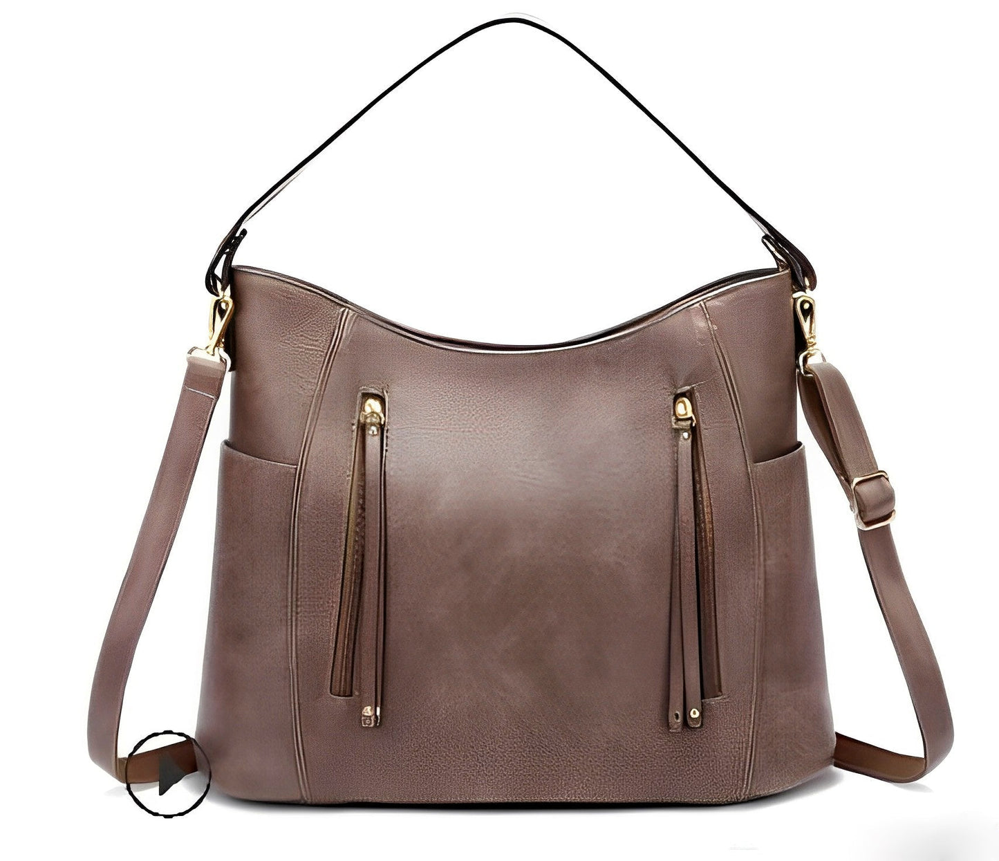 Annelise - Een elegante vintage leren tas voor dames