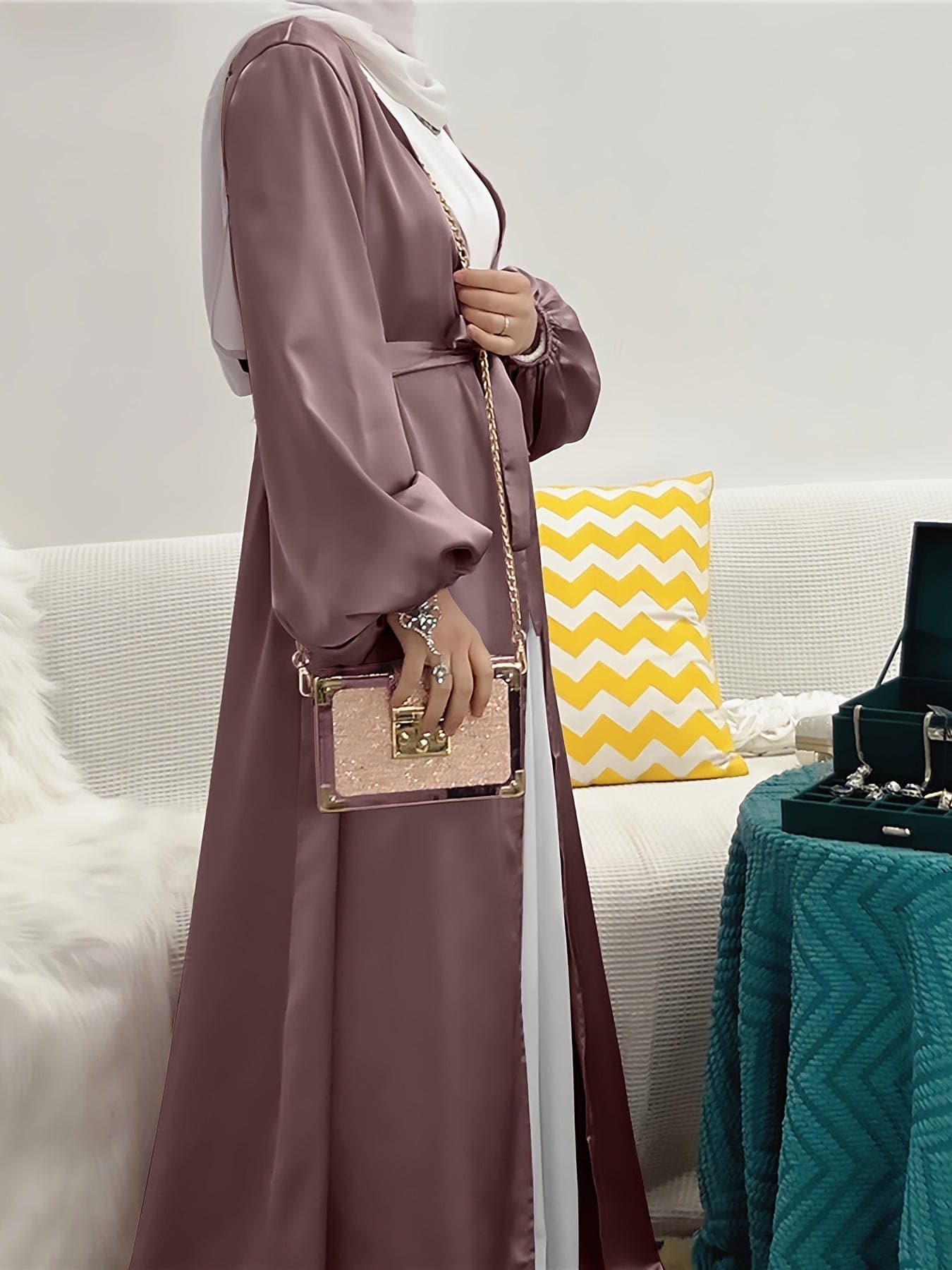 Teresa - Elegante Abaya Jurk met Riem