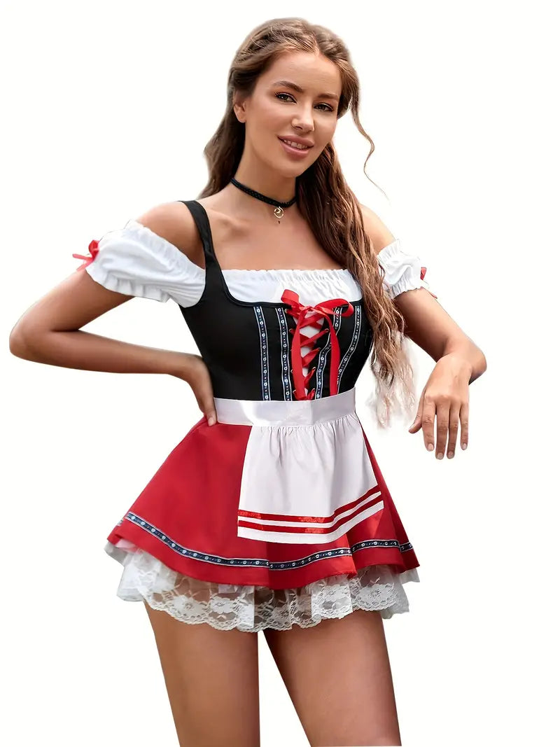 Roselle - Elegante Oktoberfest Dirndl Jurk