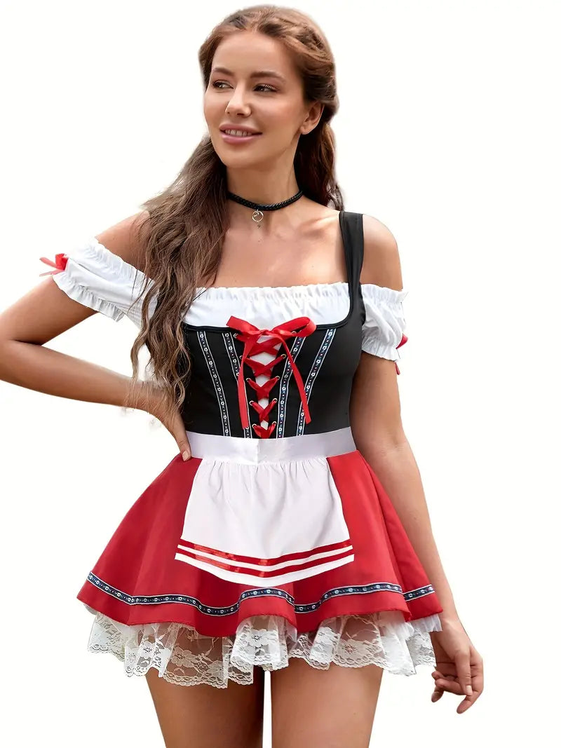 Roselle - Elegante Oktoberfest Dirndl Jurk